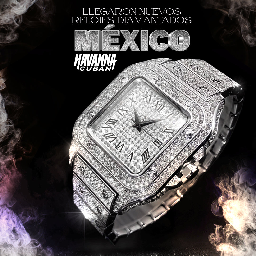 Reloj diamantado ICE VVS - HAVANNA CUBAN