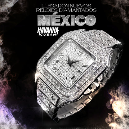 Reloj diamantado ICE VVS - HAVANNA CUBAN